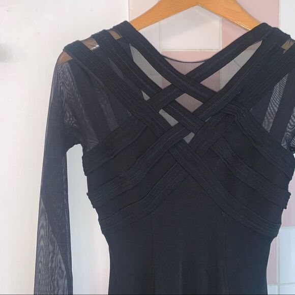 Tadashi Black Vintage Cocktail Dress - Picture 2 of 7